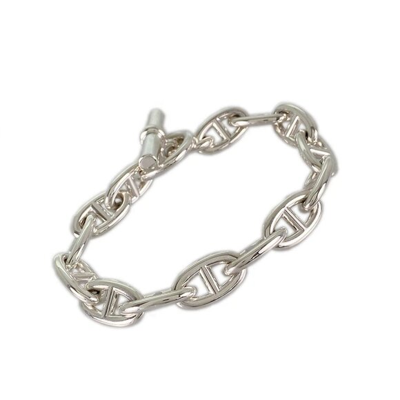 HERMES Chaine d'Ancre GM Silver Bracelet - Picture 1 of 14